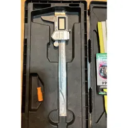 MITUTOYO SPECIAL DIGITAL CALIPER FOR PIPES WITH BOX EX COND LIMITED FROM JAPAN