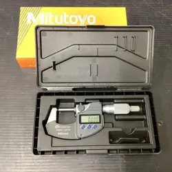 USED MITUTOYO BMD-25MX 395-271-30 BOTH SPHERICAL MICROMETER RANGE: 0-25MM JAPAN