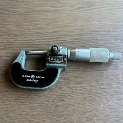 MITUTOYO COUNT OUTSIDE MICROMETER 0-25MM JAPAN