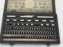 MITUTOYO 516-903 BE1-81A . GAGE BLOCK SET, SN: 733136 .050-4.00, MISSING 3