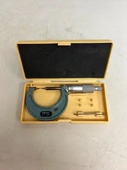 MITUTOYO 112-177 15° POINT MICROMETER, 0-1