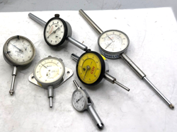 LOT OF 6 MITUTOYO, STARRETT, CDI PARTS ONLY NOT WORKING