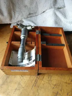 MITUTOYO 368 HOLTEST 3 POINT BORE INSIDE MICROMETER 3.2-3.6 368-415