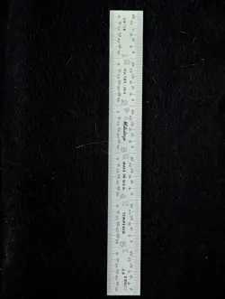 MITUTOYO 182-104 STEEL RULE 6