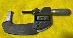 MITUTOYO 293-336 ELECTRONIC MICROMETER,1 - 2 IN, 0.00005”RESOLUTION, WITHOUT BOX