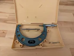 MITUTOYO 103-219A OUTSIDE MICROMETER 4-5'' .0001'' RESOLUTION. MADE IN JAPAN