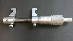 CALIPER-SHAPED INSIDE MICROMETER