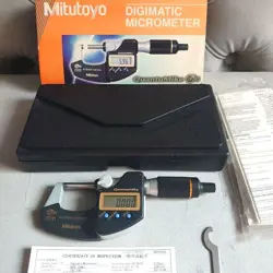 MITUTOYO 293-140 MDE-25MJ DIGIMATIC MICROMETER IP65 USED