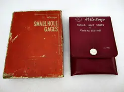 VINTAGE MITUTOYO SMALL HOLE GAGE SET 154-901 MADE IN JAPAN
