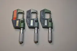 MITUTOYO DIGITAL MICROMETERS SET OF 3 NOT WORKING