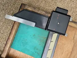MITUTOYO CF DIGIMATIC CALIPERS 55-314 IN WOODEN BOX CASE