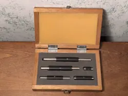 MITUTOYO 1-5 INCH MICROMETER STANDARD SET
