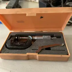 MITUTOYO 123-125A DISC MICROMETER 0-1