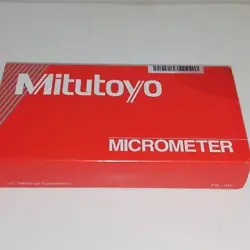 MITUTOYO 103-139-10 OM-75 STANDARD OUTSIDE MICROMETER JAPAN