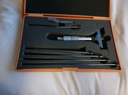 MITUTOYO 129-143 MECHANICAL DEPTH MICROMETER DMC 2.5-6