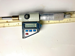 MITUTOYO DIGIMATIC DIGITAL MICROMETER 350-711, 0-1'' ,0-25MM .00005''  0.001MM