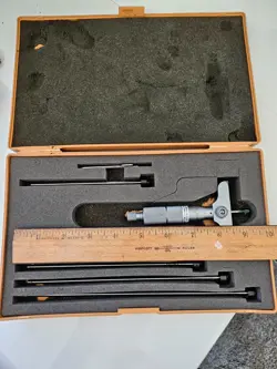 MITUTOYO DEPTH MICROMETER SET