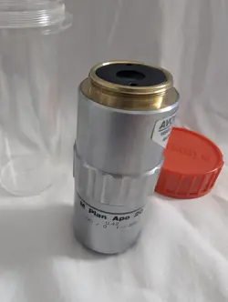 MITUTOYO M PLAN APO 20X 0.42 F=200 MICROSCOPE OBJECTIVE TESTED SEE DESCRIPTION
