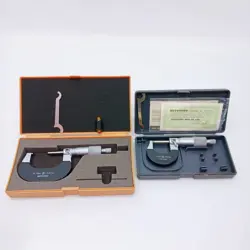 MITUTOYO OUTSIDE MICROMETER M320-25A M320-50A SET OF 2 0-25MM 25-50MM 0.001MM