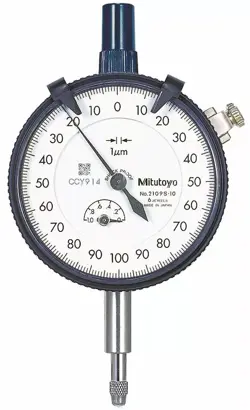 MITUTOYO 2109A-10 DIAL INDICATOR DG 0.001 GRAD, 0-1MM RANGE