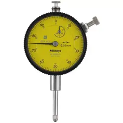 MITUTOYO 2050A-01 DIAL INDICATOR,0 TO 20 MM,YELLOW 785TH0