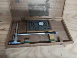MITUTOYO NO. 511-183P DIAL BORE GAGE 10-16” W/INDICATOR NO.2923-10 .0001