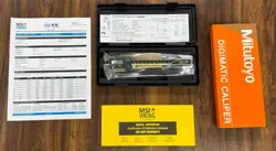 MITUTOYO 500-196-30 WITH NIST TRACEABLE, ISO 17025 ACCREDITED CERTIFICATE OF CAL