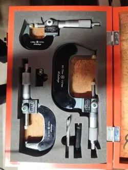 MITUTOYO OUTSIDE MICROMETER SETS 193-901 M810-75