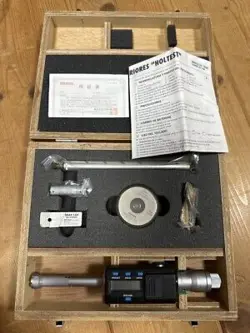 MITUTOYO DIGIMATIC HOLE TEST BARELY USED WITH SETTING RING 468-952 HTD-20ST
