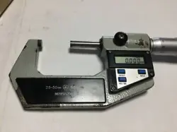 MITUTOYO OUTSIDE DIGITAL MATCH MICROMETER 25-50MM 0.001MM JAPAN