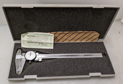GENUINE USED MITUTOYO 200MM STANDARD DIAL CALIPER 505-647 MADE IN JAPAN