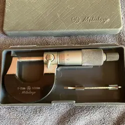 MITUTOYO CALIPER MICROMETER 0-25MM 0.001MM 102-125 M325-25AA LIMITED FROM JAPAN
