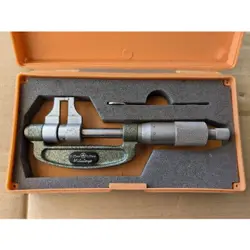 MITUTOYO CALIPER TYPE OUTSIDE MICROMETER 0-25MM VG CONDITION LIMITED FROM JAPAN