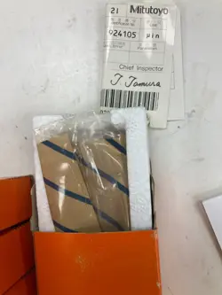 (4) NEW MITUTOYO GAGE BLOCKS IN ORIGINAL BOXES, GRADE 3