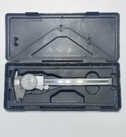 MITUTOYO 505-675 MECHANICAL DIAL CALIPER .001” SHOCK PROOF 0-6IN 14927238