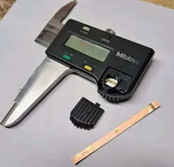 MITUTOYO 24” DIGITAL CALIPER MOVEABLE JAW PARTS BATTERY COVER SHIM