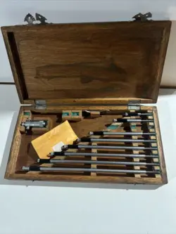 MITUTOYO NO 141-133 IMS-12” OUTSIDE MICROMETER SET .001” 141-106? 2-12” (PARTIAL