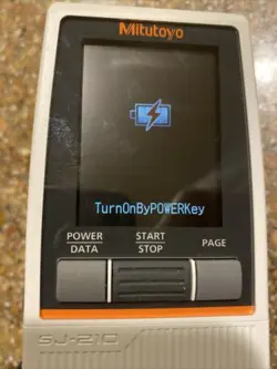 MITUTOYO SJ-210 SURFACE ROUGHNESS MEASURING INSTRUMENT 0.75MN SURF TEST #841