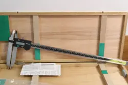 NEW MITUTOYO STAINLESS DIGITAL CALIPER LONG NIB JAWS 0-20” 0.0005” *DAMAGED CASE
