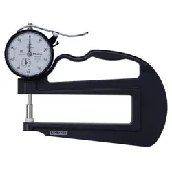 MITUTOYO 7321A DEEP THROAT FLAT ANVIL DIAL THICKNESS GAUGE 0-10MM RANGE 0.01MM I