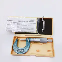 MITUTOYO SINGLE SPHERICAL ANVIL MICROMETER 115-115 BMS-25 0.25MM OUTSIDE JAPAN