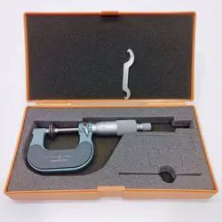 MITUTOYO TOOTH THICKNESS OUTSIDE MICROMETER RANGE 0-25MM 0.01MM MADE IN JAPAN