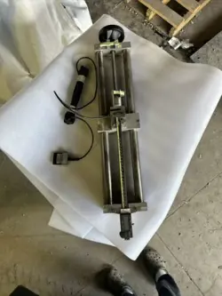 UNKNOWN LATHE PART WITH MITUTOYO ABSOLUTE DIGMATIC MARK-10 PART