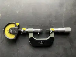 BüGELMESSSCHRAUBE 0-25MM MIT MAHR FEINZEIGER ± 50µM, 1µM RACHENLEHRE, MICROMETER
