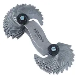 MITUTOYO 188 SERIES 4 TO 42 TPI SAE & METRIC STEEL UNIFIED PITCH GAUGE