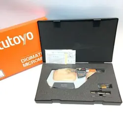 NEW, UNUSED MITUTOYO DIGIMATIC MICROMETER MD-E100 WEIGHT: 620G SHIPPING FROM JP