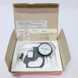 MITUTOYO PIPE GAGE NO.7360 0-10MM 0.01MM DIAL THICKNESS GAUGE MADE IN JAPAN