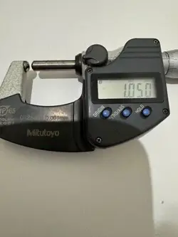 MITUTOYO DOUBLE SPHERICAL MICROMETER WITH CONSTANT PRESSURE DEVICE  395-271