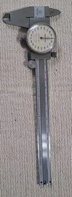 MITUTOYO 505-626-50 SHOCK PROOF DIAL CALIPER 6