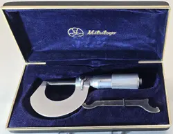 VINTAGE MITUTOYO  OUTSIDE MICROMETER 0-25MM NO.101-107 MADE IN JAPAN